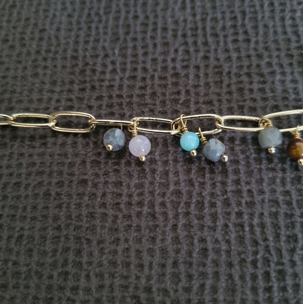 ✨️HP✨️ Luna🌙 Norte Multiple Gemstone Bead Bracelet - NIB - Picture 6 of 16